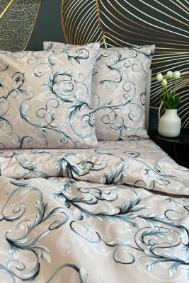 КПБ Бежевая валенсия бязь бежевый